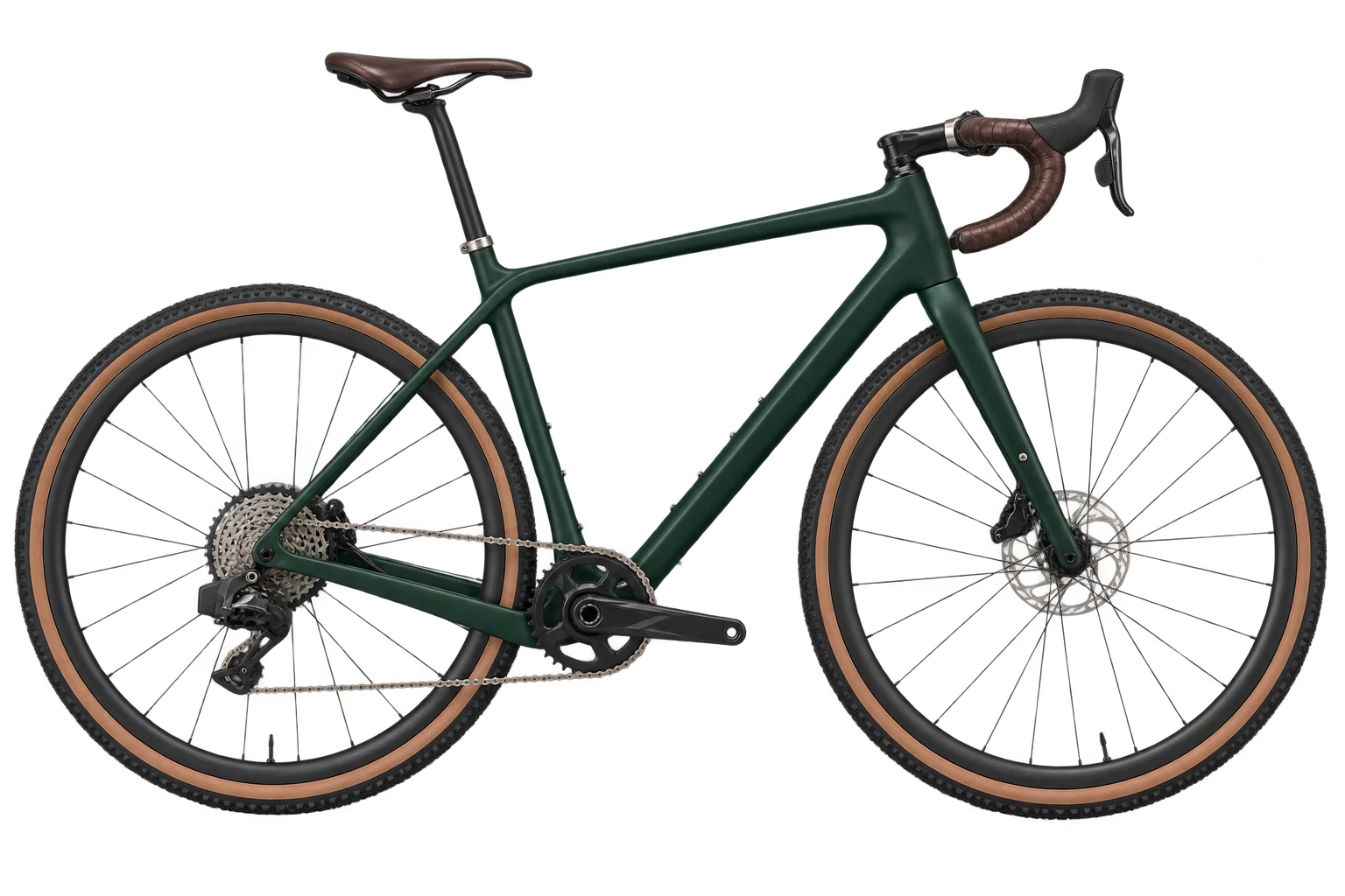 Deep green Field 03 all-road bicycle